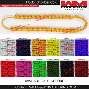 Cordon d'épaule jaune d'infanterie de cérémonie Cordon d'épaule en nylon de cérémonie - Product Image 2