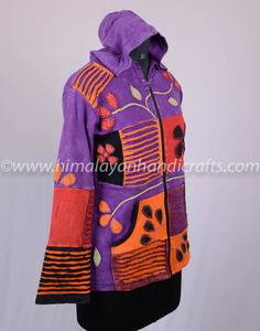 SIMPLE y elegante de diseño parche WAORK Bohemia señoras Sudadera con capucha CSWJ 422 - Product Image 4