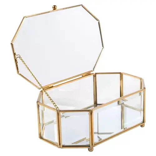 Elegant Latest Jewelry Glass Box For Collection Of Jewels Watches And Other Ornaments