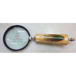 Lupa de latón de mano Náutica de alta calidad para lectura de moneda de mapa estilo antiguo decorativo para el hogar con precio a granel - Product Image 1