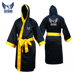 ชุดคลุมมวย,สีแดงดีไซน์แบบกำหนดเอง - Product Image 2