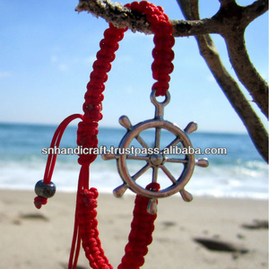 ship wheel nautical <b>bracelet</b> anchor nautical <b>rope</b> <b>bracelet</b> Handmade Happiness - Product Image 1