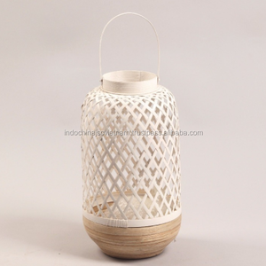 Lanterne en bambou tissé à la main, éclairage de festival en bambou fabriqué au Vietnam - Product Image 1