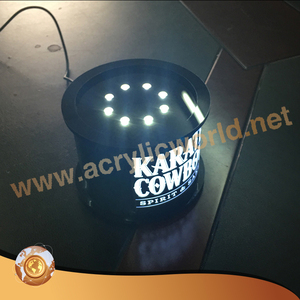 Fabrication sur mesure Présentoir de bouteilles de vin en acrylique HS-WD-005 en gros Présentoir à vin - Product Image 1