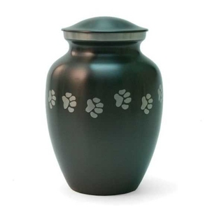 Urnas funerarias de Metal para adultos, cenizas de cremación, estilo americano/europeo, color negro real, plata, nuevo - Product Image 5