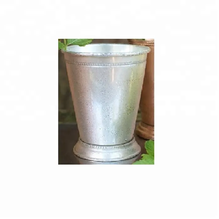 Customised Logo Engraved 100% pure Julep Mint Cup with Silver Plating Manufacturer and Supplier from India