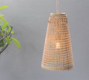 Luz de techo de bambú rústico de alta calidad decoración del hogar de estilo seco con logotipo personalizado 2025 ofertas calientes - Product Image 2