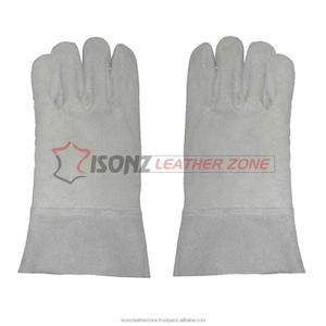 Fabricant de haute qualité gants de soudage en cuir coupe extrême résistant à la chaleur lumière fonctionnelle usage général sécurité travail - Product Image 5