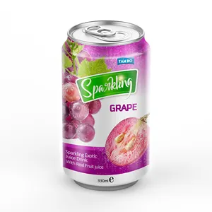 Sparkling Grape Juice Drink Pack In Bottle Can 330ml