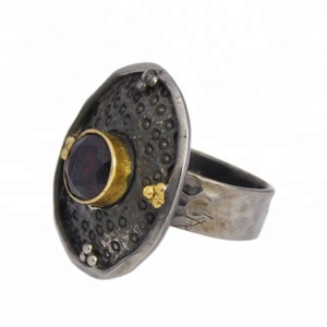 925 Sterling Silver <b>Ring</b> <b>Garnet</b> Gemstone Free Logo Rhodium Elegant Eagle Pattern Eternity Vermeil <b>Rings</b> Fine Silver Jewelry - Product Image 3