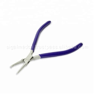 Professional Heavy-Duty Stainless Steel Chain <b>Nose</b> Pliers Blue Molded Grip Dull Finish Classic Beading Jewelers Tools Jewelry - Product Image 6