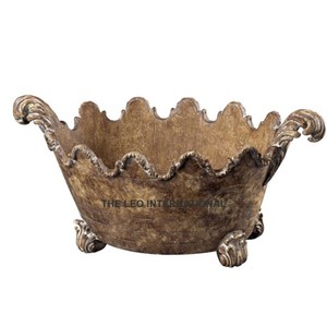 Tazón Decorativo Hecho a Mano, Ecológico, de Grado Alimenticio, con Acabado Rústico, Diseño Artístico Moderno para Frutas, Bocadillos y Fiestas - Product Image 1