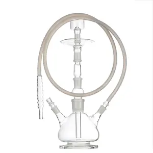 Metier Hand Blown Borosilicate Glass Hookah Water Pipe Shisha Nargile from India