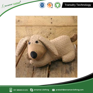 Animal Design Sand Filling 100%Organic Cotton Material Custom Sand Bag Doorstopper - Product Image 2