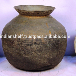 Pot de fleurs en laiton brun fait à la main Pots de fleurs meilleure vente jardinière de fleurs intérieur extérieur AMP-221 - Product Image 2