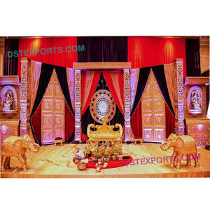 Fjwada — Set de décoration de scène de mariage indien, pour étages de mariage traditionnels, en vente - Product Image 1