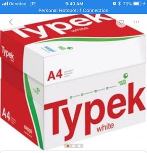 Papier de copie de bureau A4 de marque RY/OEM en gros, Indonésie, 100g, 500 feuilles, luminosité 102-104% - Product Image 5