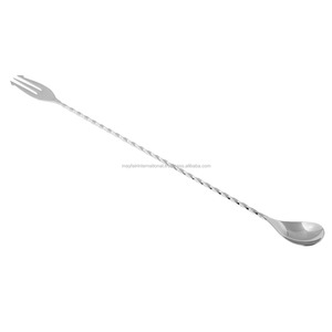 Cuillère de bar en acier inoxydable de bonne qualité avec trident - Product Image 1
