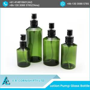 Top Quality Frosted Green Slant Cosmetic <b>Bottle</b> - Product Image 5