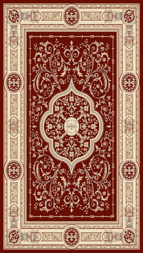 Y3142 イラン製 ハンド&マシン カーペット 絨毯 296×199㎝ Irani Machine Carpet Red Color - 100% Polypropylene