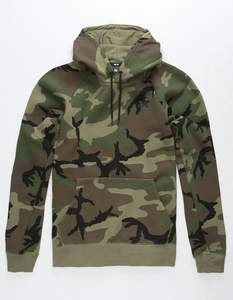 Sweat à capuche/camouflage en coton uni pour hommes, sweat-shirt/pull à capuche de poche, en molleton brossé, mélange de coton, kangourou, avec capuche, OEM, vente en gros - Product Image 4