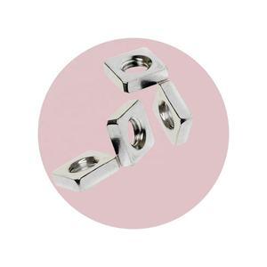 Prix de gros du fabricant indien Écrou carré en laiton Écrou hexagonal Filetage M3 Acier Matériau en acier inoxydable Outils de quincaillerie en zinc - Product Image 1