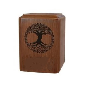 Antique Memorial Cheap Engraved Wooden <b>Casket</b> Box <b>for</b> Adults Human Funeral <b>Ashes</b> Cremation Urns American/European Style - Product Image 5