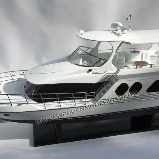 BLUEWATER YACHTS, модель деревянной лодки 5800, деревянная модель ручной работы