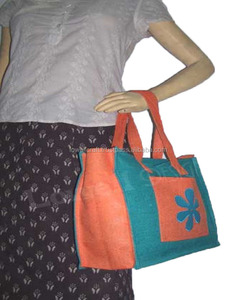 Factory Wholesale Eco Friendly Reusable Custom Rope Handle Cotton Canvas Large (>50cm) Beach Tote <b>Bag</b> From Delhi - Product Image 6
