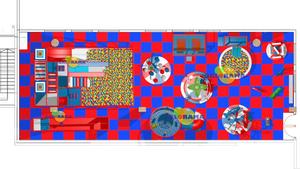 สนามเด็กเล่นในร่มแบบกำหนดเองของ Balorama ขนาด 250 ตารางเมตร สำหรับใช้ในโรงเรียน - Product Image 4