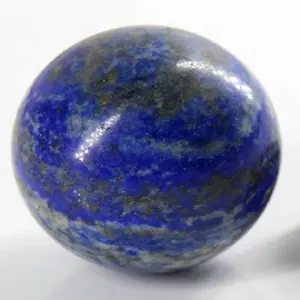 Grote Lapis Lazuli Kristal Bal Bol Met Houten Stand Edelsteen Ball Sphere Fine Art Sculptuur Voor Huisdecoratie