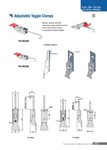 TH-12050-SS SUS304 Không Gỉ Heavy Duty Latch Xử Lý Chuyển Đổi Kẹp - Product Image 6
