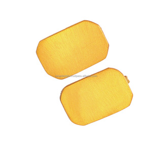 Boucles d'oreilles plaquées or massif en argent 925 avec lunette classique pour les fêtes de fiançailles d'anniversaire de mariage des femmes - Product Image 1