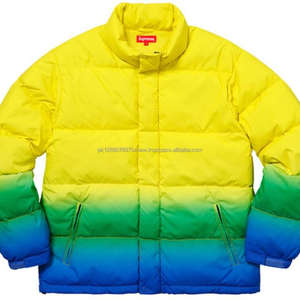 Men's Winter <b>Waterproof</b> and Windproof Nylon Puffy <b>Jacket</b>-OEM Design Customized Plain <b>Padded</b> Puffy <b>Jacket</b> - Product Image 2