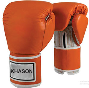 GUANTES DE BOXEO DEPORTIVOS CON LOGOTIPO PERSONALIZADO DE ALTA CALIDAD CUERO DE VACUNO Y CUERO DE PU EN TAMAÑOS DE 8OZ 12OZ 14OZ PARA KICK BOXING - Product Image 4