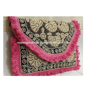 Indian <b>Boho</b> Designer Women's Handmade Messenger Clutch Shoulder Bag Geometric for Evening Shopping Party Wholesale Fashion Bag - Product Image 6