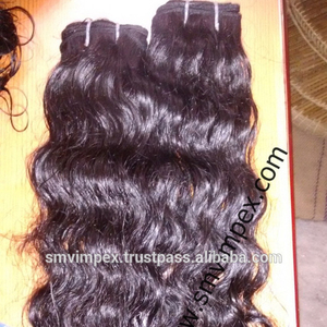 ผมมนุษย์แบบลอนคลื่นธรรมชาติแบบหลวมจาก12A ผมทอแบบนุ่ม - Product Image 4