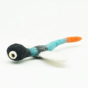 FCS-033 <b>Felt</b> Dragonfly for Crafts Decorations Made From Eco-friendly New Zealand Wool Felted by Nepalese Women Artisans of Nepal - Product Image 6