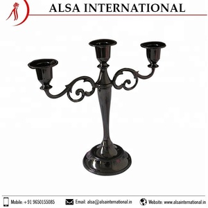 เชิงเทียนโลหะสำหรับงานแต่งงานดีไซน์ไม่เหมือนใคร - Product Image 4