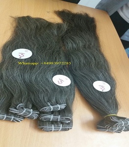 ผมสีเทาทอผมสีเทาธรรมชาติผมแท้สีเทา - Product Image 1