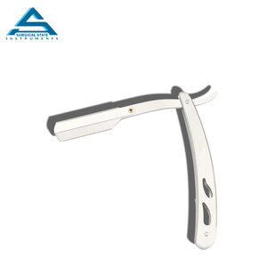 Instruments de beauté pliants légers 50g en gros Rasoir de barbier droit en acier inoxydable pour le rasage des soins personnels - Product Image 4