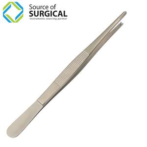 Pinzas para el tejido del pulgar Pinzas para el tejido Pinzas para el pulgar Pinzas para el tejido 5,5 pulgadas 1,8 cm Punta dentada Mancha - Product Image 3