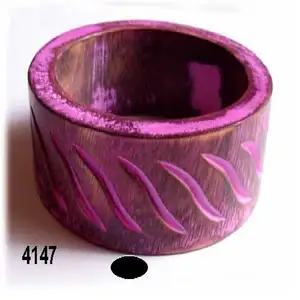 กำไลข้อมือไม้สีม่วงทันสมัยเป็นมิตรกับสิ่งแวดล้อม - Product Image 1