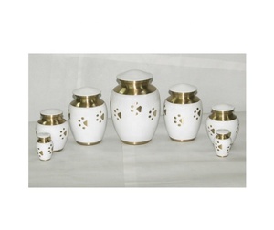 ขายร้อนราคาถูกออกแบบสีขาวสัตว์เลี้ยงโกศสำหรับขี้เถ้าสัตว์เลี้ยง - Product Image 4