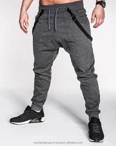 กางเกงวิ่งขายาวสำหรับผู้ชายกางเกงวิ่งแบบไม่มีลวดลายผ้าฝ้าย100% ระบายอากาศได้ดีดีไซน์ล่าสุดสำหรับมืออาชีพ - Product Image 3