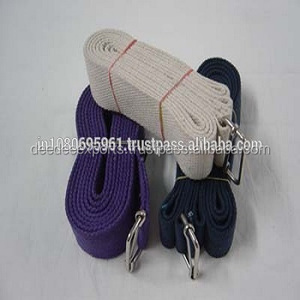 Correa de Yoga de Algodón Personalizada de Alta Calidad, Cinturón para Levantamiento de Pesas, Ejercicio, OEM, Marca Privada, Disponible en India, Tamaños Personalizados - Product Image 2