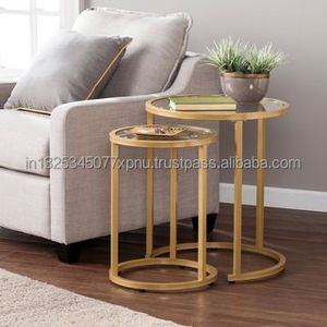 Table basse industrielle en bois, style industriel - Product Image 2