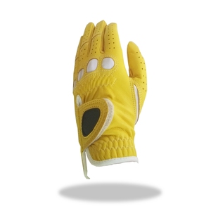 Durabillity Guante de golf amarillo claro de cuero completo Accesorio elegante - Product Image 6