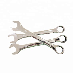 High Quality 36mm Jumbo Cold Stamp Combination <b>Spanner</b> Industrial Grade Stainless Steel Automotive Wrench <b>Tools</b> OEM Customizable - Product Image 4
