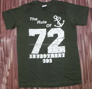 Direct Factory Tirupur T-shirts à col rond personnalisés pour hommes en poly coton recyclé à manches courtes grande taille Concevez votre propre en ligne - Product Image 5